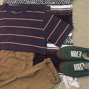 Matix Men’s Striped Navy T-Shirt